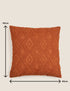 Pure Cotton Geometric Textured Cushion